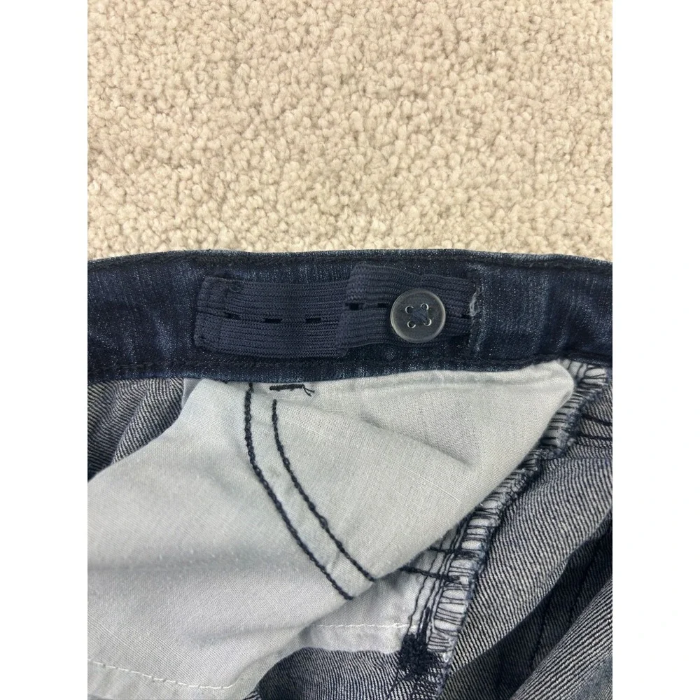 Childrens Place Girls‎ Denim Bermuda Shorts Size 6 Dark Wash Cotton/Spandex